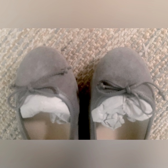 GARNET HILL BELISSIMA DOVE GRAY SUEDE BALLET FLAT- NWOB-8.5/MADE IN ITALY-FALL🍁 - Picture 5 of 9